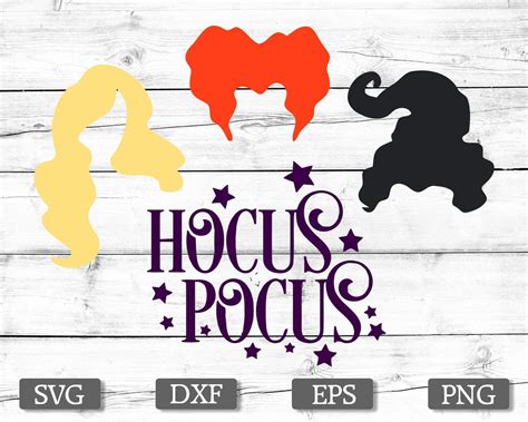 Hocus pocus witch outline